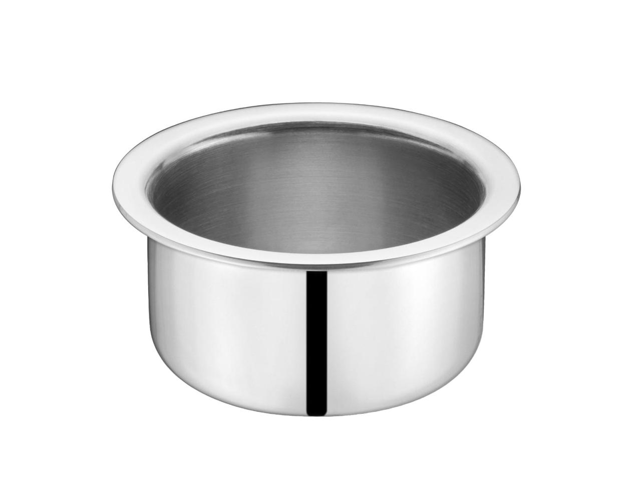 TRIWARE Stainless Steel PRIME Triply Tope with Flat Lid
