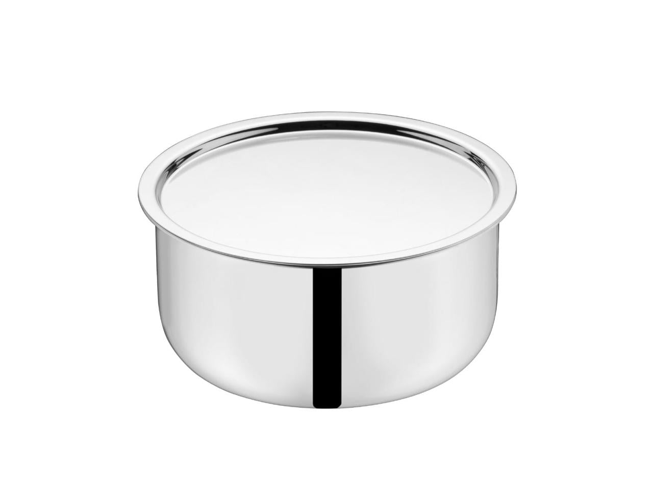 TRIWARE Stainless Steel PRIME Triply Tope with Flat Lid